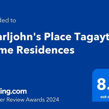 Pearljohn'S Place Tagaytay Prime Residences Tagaytay City Bagian luar foto